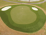 Par 3 Green with Bunkers